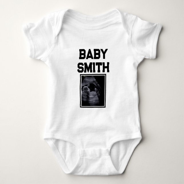 Babykungörelse T Shirt (Framsida)