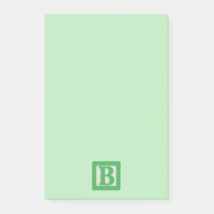 Babykvarterbrev B 4x6 flytta sig mycket långsamt Post-it Block