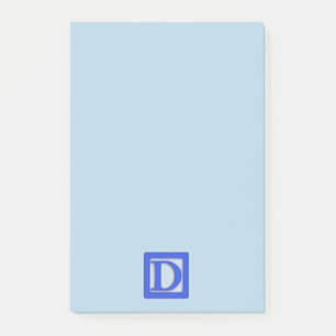 Babykvarterbrev D 4x6 flytta sig mycket långsamt Post-it Block