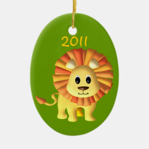 BabyLion/foto Julgransprydnad Keramik