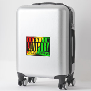 Babylon Advisory Revolutionary RASTA REGGAE Klistermärken