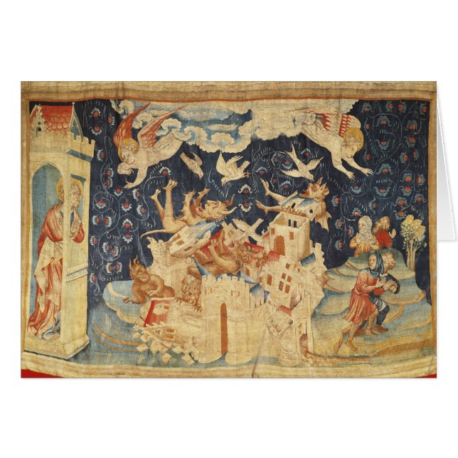 Babylon invaderade vid demoner hälsningskort (Framsidan Horizontal)