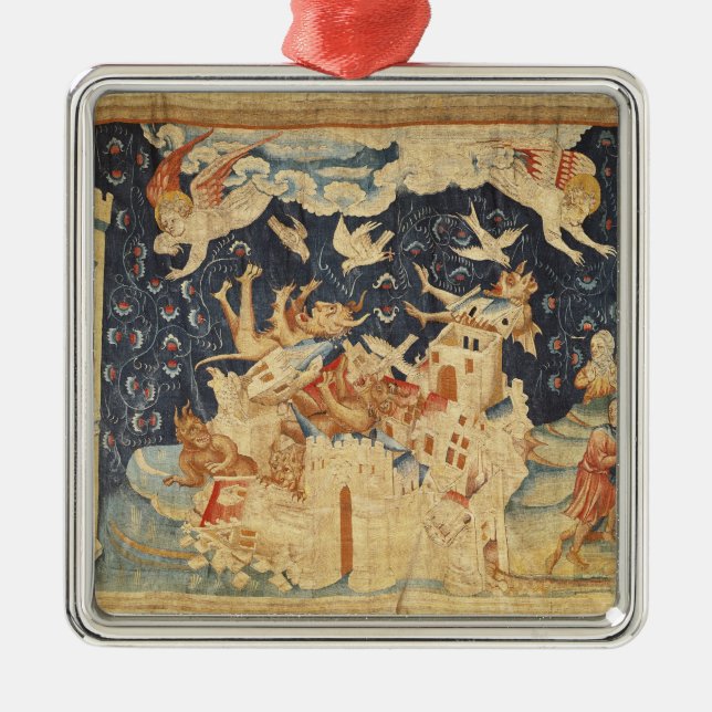 Babylon invaderade vid demoner julgransprydnad metall (Framsidan)