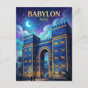 Babylon ruiner Irak Vykort