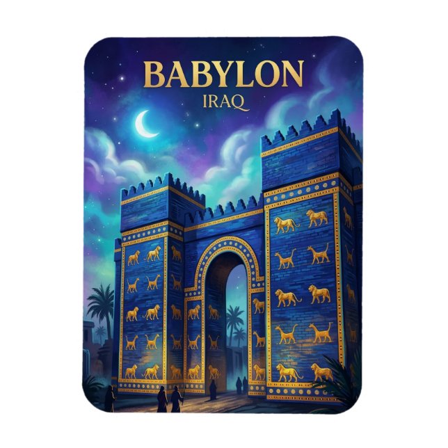 Babylon ruinerar Irak Magnet (Vertikal)