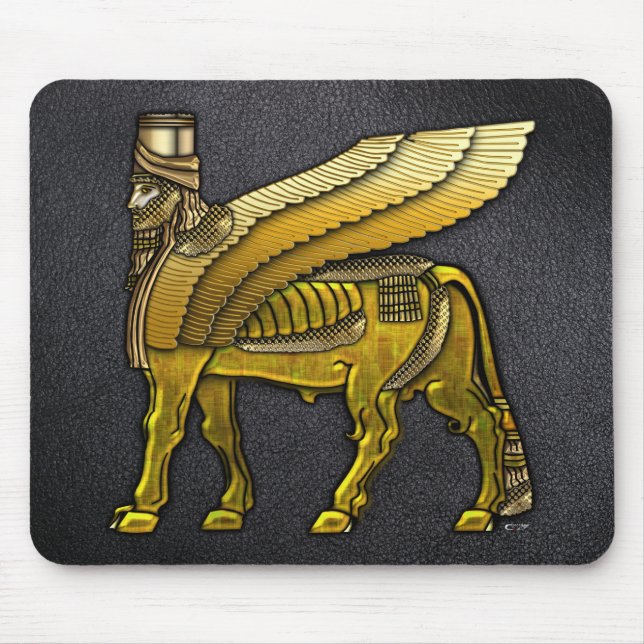 Babylonic Winged Bull Lamassu Musmatta (Framsidan)