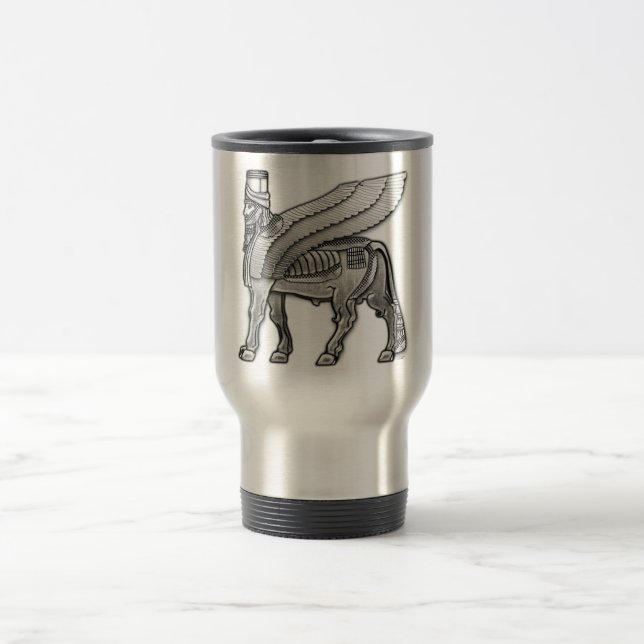 Babylonic Winged Bull Lamassu Resemugg (Center)