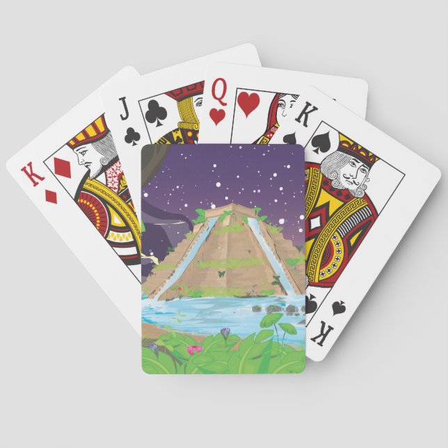 Babylons hangingträdgårdar casinokort (Baksidan)