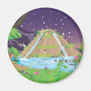 Babylons hangingträdgårdar magnet