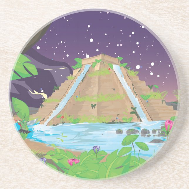 Babylons hangingträdgårdar underlägg sandsten (Framsidan)