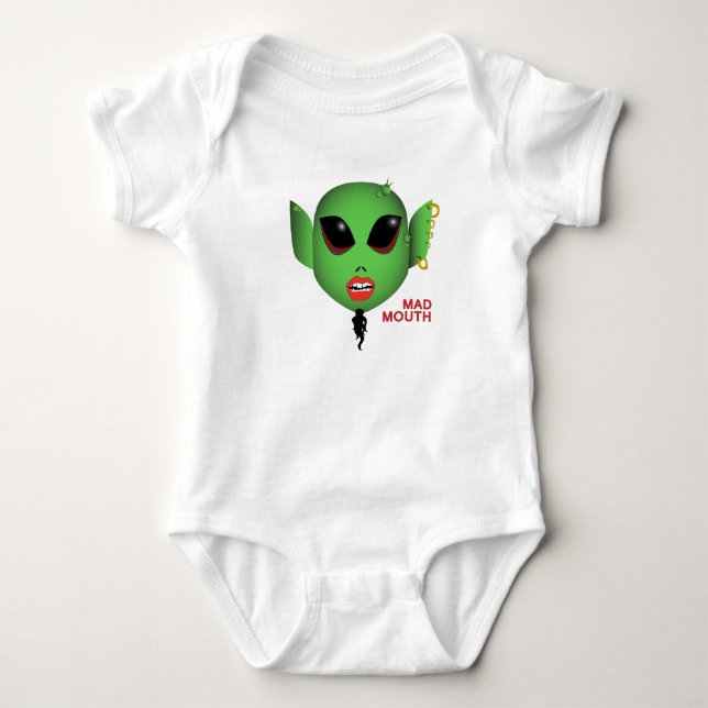 BABYMADMOUTHALIEN TRÖJA (Framsida)