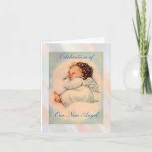 Babymeddelande-/inbjudankort Meddelande