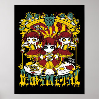 babymetal gimme-choklad poster