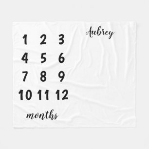 Babymilstolpefilt Fleecefilt