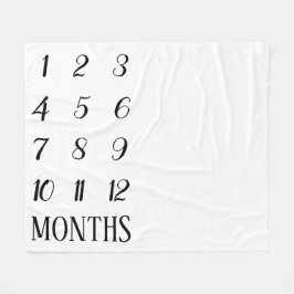 Babymilstolpefilt Fleecefilt