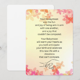 Babymoon Inbjudningar