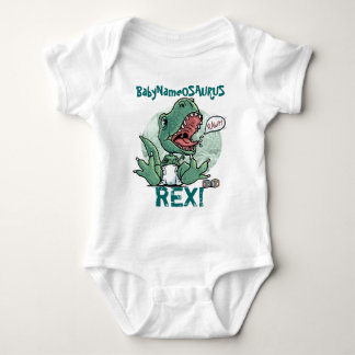 BabyNameosaurus Rex redigerar med ditt Babys namn! T-shirt