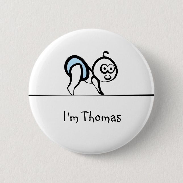 Babynamnemblem Knapp (Framsida)