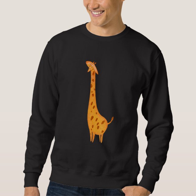 Babyngiraff Lång Ärmad Tröja (Framsida)