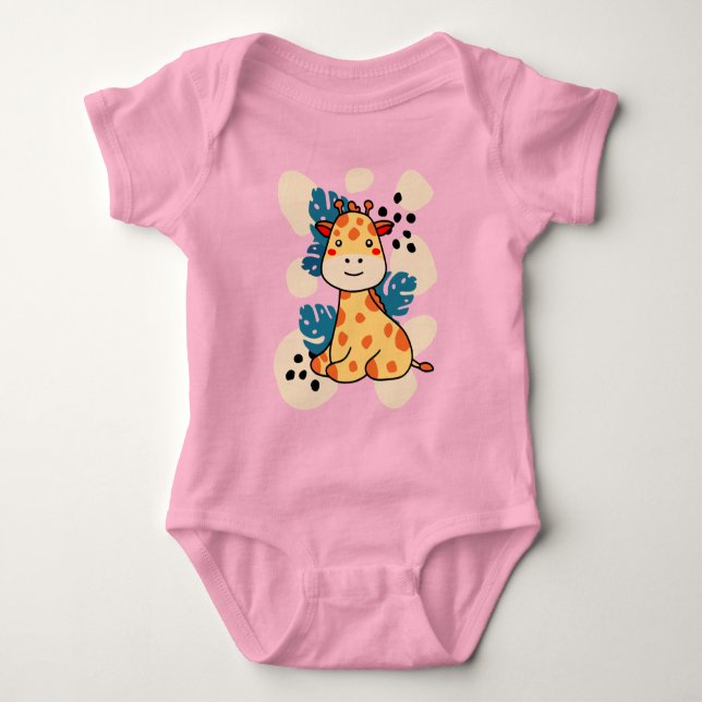 Babyngiraff T Shirt (Framsida)