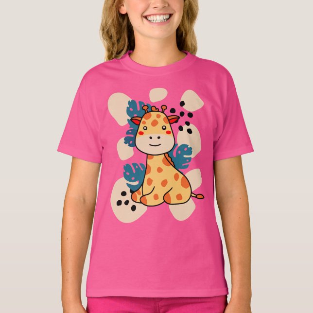 Babyngiraff T Shirt (Framsida)