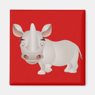 Babynoshörning Magnet
