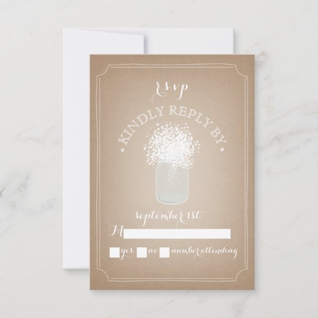 Babyns andedräkt Inspired Mason Burk OSA Kort (Framsida)