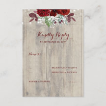 Babyns andedräkt och Burgundy Flowers Rustic OSA