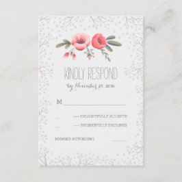 Babyns andningsskydd Blommigt Bouquet-Bröllop OSA Kort