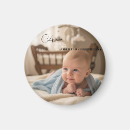 Babyns första jul magnet