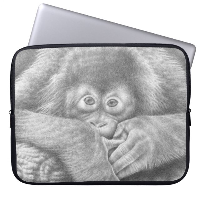 BabyOrangutanelektronik hänger lös Laptop Sleeve (Framsidan)