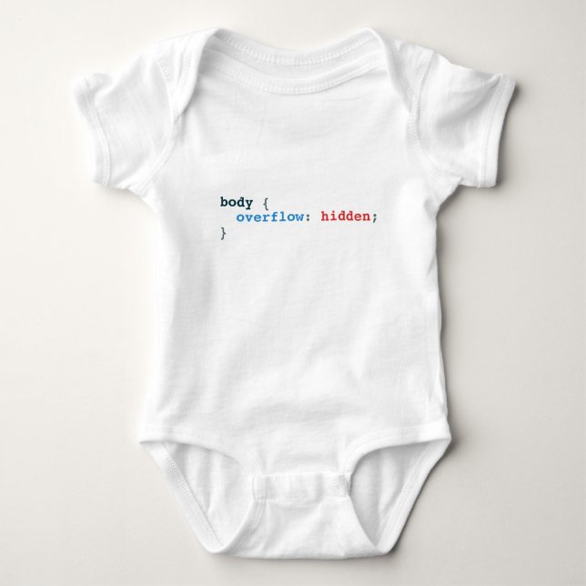 Babyöverflöd Tee Shirt (Framsida)