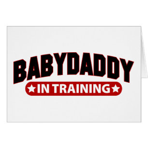Babypappa i utbildning hälsningskort