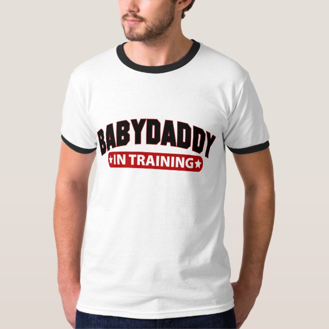 Babypappa i utbildning tee shirt (Framsida)