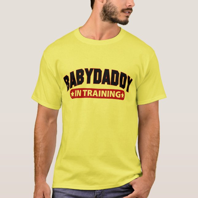 Babypappa i utbildning tee shirt (Framsida)