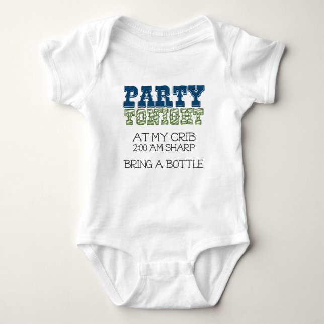 Babyparty ikväll på min lathund t shirt (Framsida)