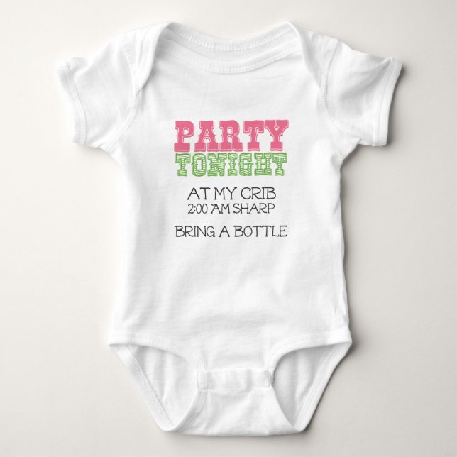 Babyparty ikväll på min lathund t shirt (Framsida)
