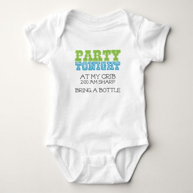 Babyparty ikväll på min lathund t shirt (Framsida)