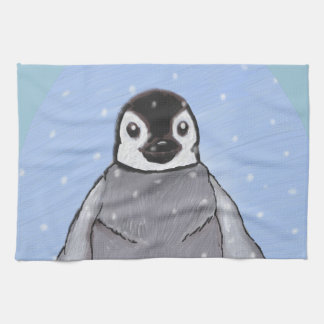 Babypenguin. Kökshandduk