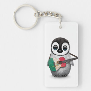 Babypingvin som leker den mexicanska