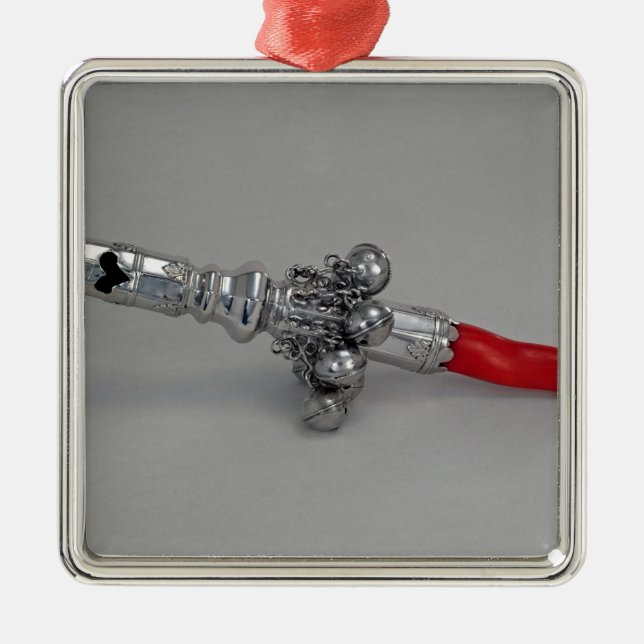 Babypladder, kolonial period, c.1770 julgransprydnad metall (Framsidan)