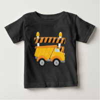 Babypojke dumper lastbil konstruktion t-shirt