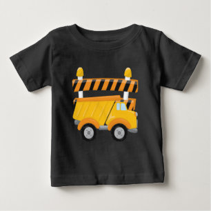 Babypojke dumper lastbil konstruktion t-shirt