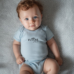 Babypojken framtida pilot Flygplan Flygare Minimal T Shirt