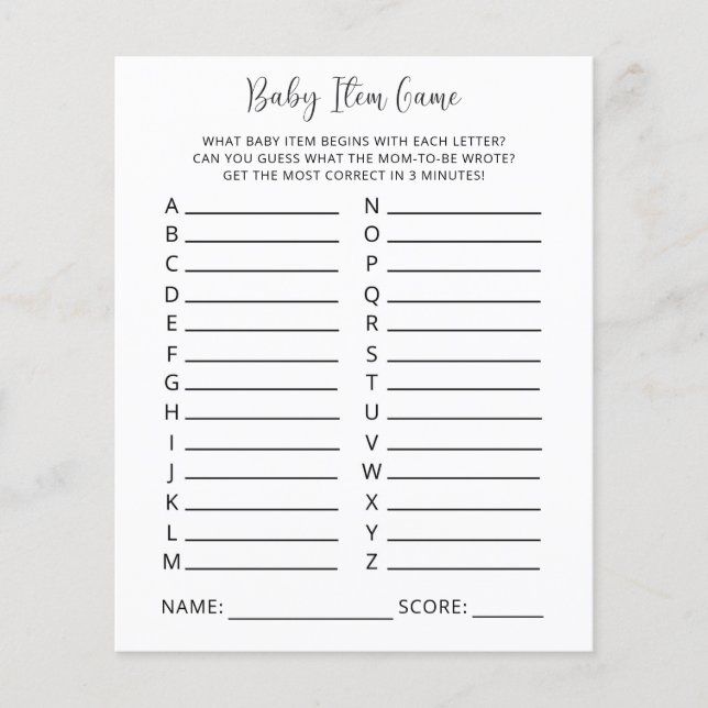 Babypresentspels. Babyfestspel (Framsida)