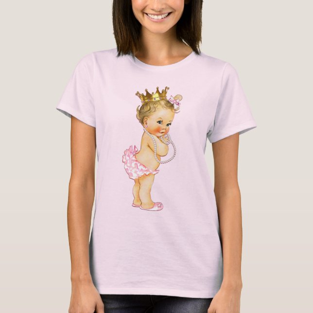 BabyPrincess och pärlor T-shirt (Framsida)