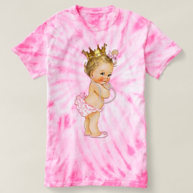 BabyPrincess och pärlor T-shirt (Design framsida)