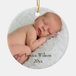 Babyprydnad Julgransprydnad Keramik
