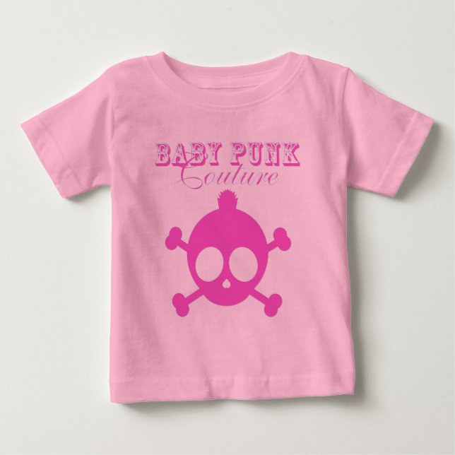 babypunk-Rosa T-shirt (Framsida)