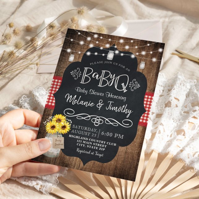 BabyQ Baby BQ Land Baby Shower-inbjudningar för Inbjudningar (Skapare uppladdad)